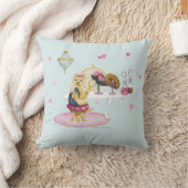 ヨークシャーテリアヨークシャーブードワールピロー クッション (ブランケット)