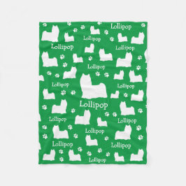 ヨークシャーテリアヨークシャー犬パーソナライズされた毛布 フリースブランケット