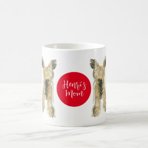 ヨークシャーテリアラバーコーヒーマグfor Mom コーヒーマグカップ