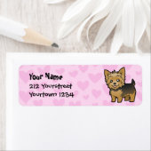 ヨークシャーテリアラブ(ショートヘアノーボウ) ラベル (インサイチュ)