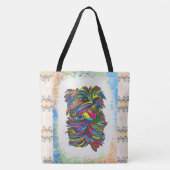 ヨークシャーテリアラブBGトートバッグ トートバッグ (正面)