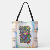 ヨークシャーテリアラブBGトートバッグ トートバッグ (裏面)