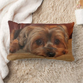 ヨークシャーテリアランバーピロー ランバークッション (ブランケット)