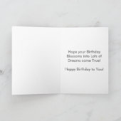 ヨークシャーテリアードバーマンハッピーバースデーグリーティング カード (内部)