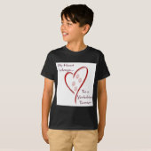 ヨークシャーテリアーハートオベズ Tシャツ (正面フル)