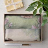 ヨークシャーテリアーバラガーデン絵を描ズデコパージュ 薄葉紙 (ギフト)