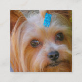 ヨークシャーテリアーヨークシャーテリアお気に入りのブリード エンクロージャーカード (正面)