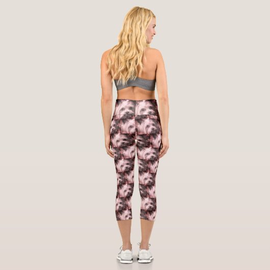 ヨークシャーテリアーヨークシャーテリアお気に入りのブリード カプリレギンス (裏面)