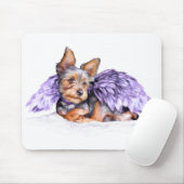 ヨークシャーテリアーヨークシャーテリアエンジェル マウスパッド (マウス)