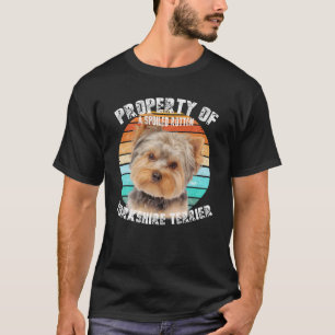 ヨークシャーテリアーヨークシャーテリアオーナーオーバーレトロヴィンテージ Tシャツ