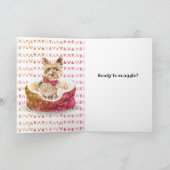 ヨークシャーテリアーヨークシャーテリアドッグヴァレンティーンズデイ カード (内部)