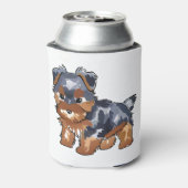 ヨークシャーテリア子犬 缶クーラー (缶裏面)
