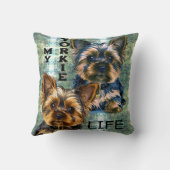 ヨークシャーテリア寿命 クッション (裏面)