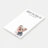 ヨークシャーテリア恋人の投稿ノート ポストイット (アングル)