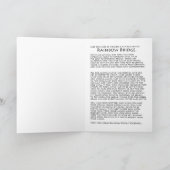 ヨークシャーテリア悔やみや弔慰カード カード (内部)