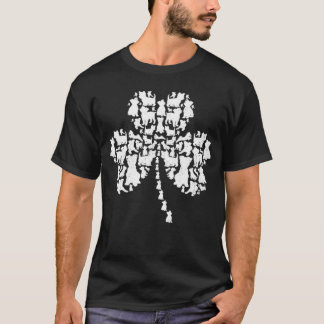 ヨークシャーテリア愛好家セントパトリックデーパピー Tシャツ