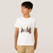 ヨークシャーテリア旅行パリギフトフォーザファミリー Tシャツ (正面フル)