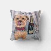 ヨークシャーテリア枕 クッション (正面)