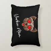 ヨークシャーテリア母3 アクセントクッション (正面(垂直))