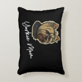 ヨークシャーテリア母 アクセントクッション (正面(垂直))