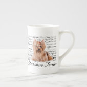 ヨークシャーテリア特性マグ ボーンチャイナマグカップ (右)