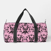 ヨークシャーテリア犬のオーナー ダッフルバッグ (裏面)