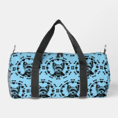 ヨークシャーテリア犬のオーナー ダッフルバッグ (裏面)