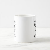 ヨークシャーテリア犬のマグ コーヒーマグカップ (中央)