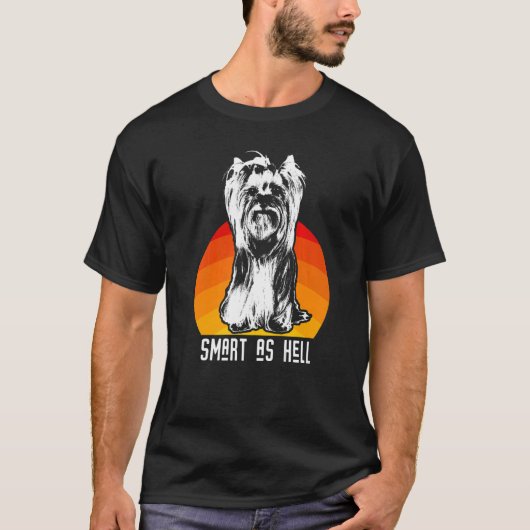 ヨークシャーテリア犬の品種26 Tシャツ (正面)