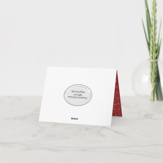 ヨークシャーテリア犬ペットの座りありがとう サンキューカード (裏面)