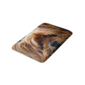 ヨークシャーテリア犬ペット睡眠の敷物または食糧マットの家の装飾 バスマット (アングル)