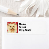 ヨークシャーテリア色ブロックラベル ラベル (インサイチュ)