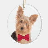 ヨークシャーテリア装飾品 セラミックオーナメント (左)