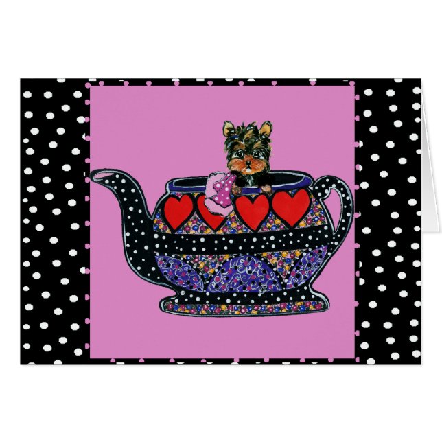 ヨークシャーテリア (正面横)