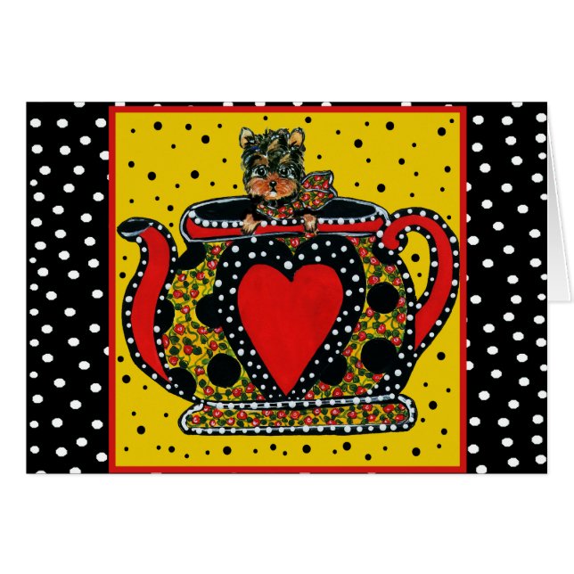 ヨークシャーテリア (正面横)