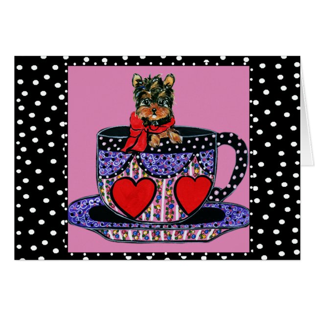 ヨークシャーテリア (正面横)