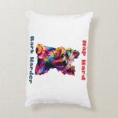 ヨークシャーテリア アクセントクッション (裏面(縦))