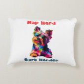 ヨークシャーテリア アクセントクッション (裏面)