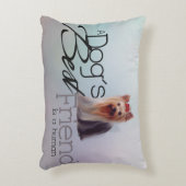 ヨークシャーテリア アクセントクッション (正面(垂直))