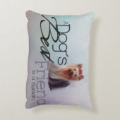 ヨークシャーテリア アクセントクッション (裏面(縦))