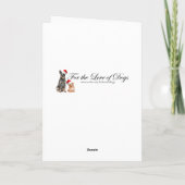 ヨークシャーテリア カード (裏面)