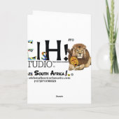 ヨークシャーテリア カード (裏面)