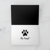 ヨークシャーテリア カード (内部)