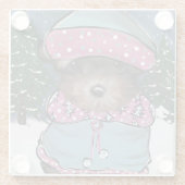 ヨークシャーテリア ガラスコースター (裏面)