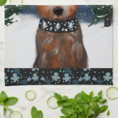 ヨークシャーテリア キッチンタオル (折り畳み)