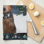 ヨークシャーテリア キッチンタオル (四つ折り)