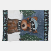 ヨークシャーテリア キッチンタオル (横)