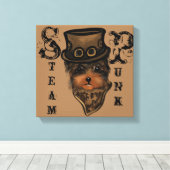 ヨークシャーテリア キャンバスプリント (インサイチュ (ウッドフロア))