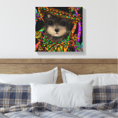 ヨークシャーテリア キャンバスプリント (インサイチュ (寝室))