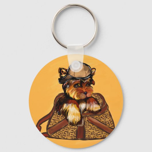 ヨークシャーテリア キーホルダー (正面)